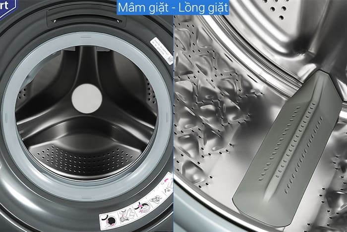 Máy giặt Panasonic Inverter giặt 10.5 kg sấy 2 kg NA-V105FR1BV